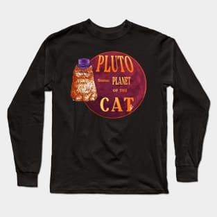 Pluto planet of cats Long Sleeve T-Shirt